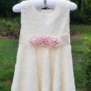 Little girl party dress made by Purrfect